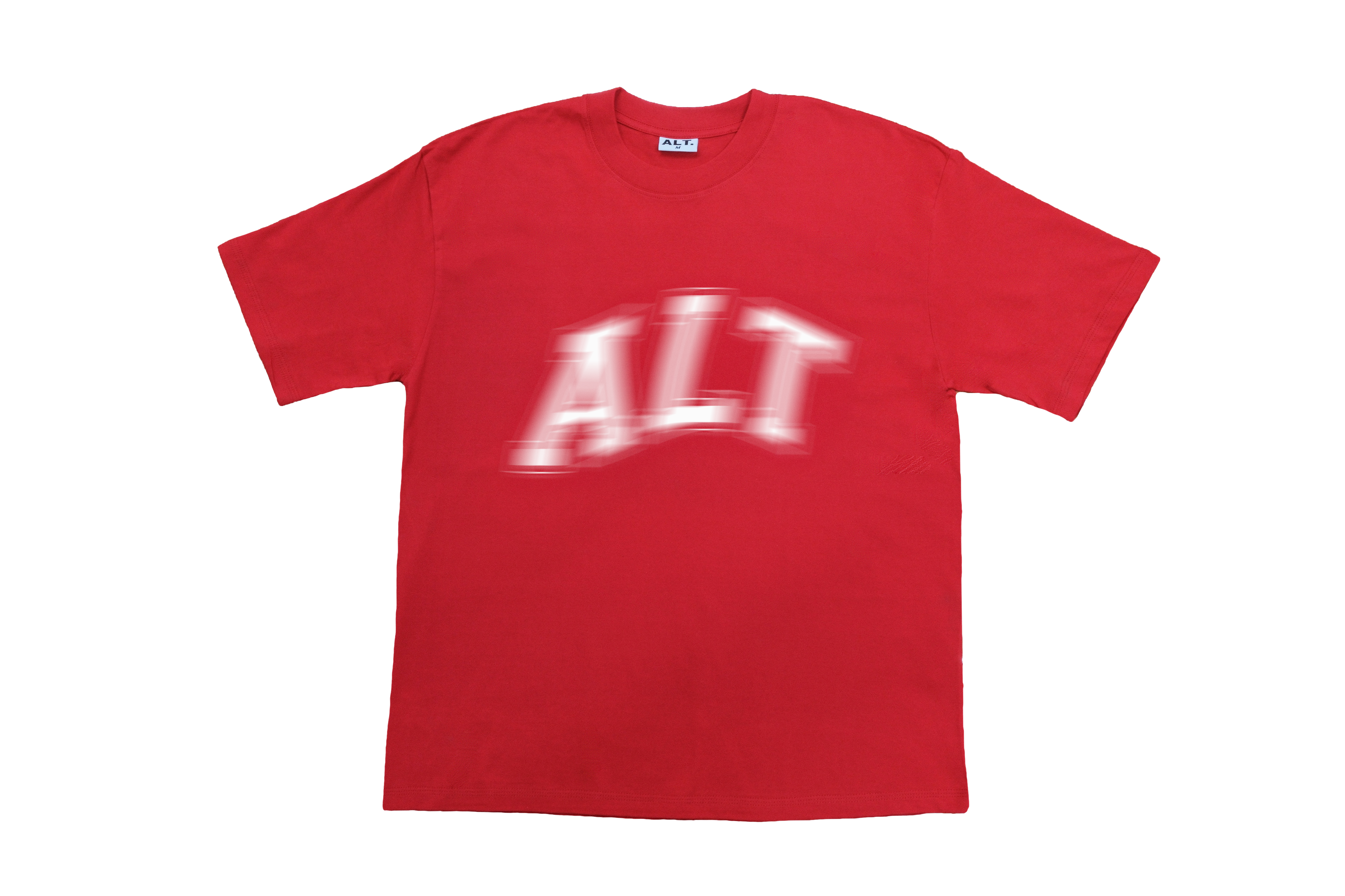 BLURRY RED TEE